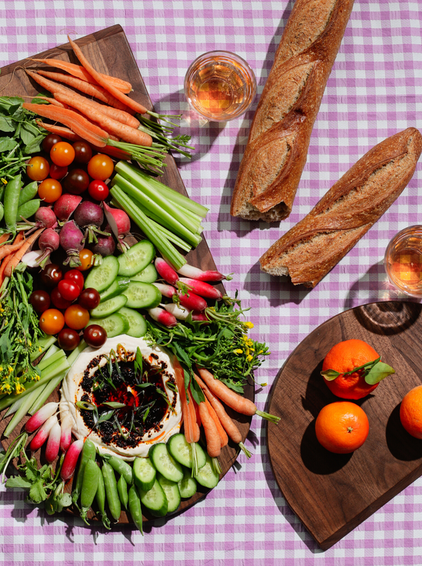 How to Picnic with Vegan Dip Recipe by Diana Yen
